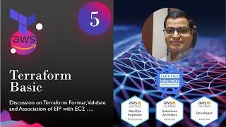 Terraform Course - Part 5 - Basic Concept .. Terraform Format, Validate, EIP Association with EC2.