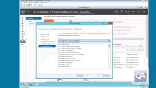 Windows Server 2012 Virtual Desktop Infrastructure Provisioning