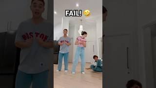 APT. DANCE by ROSÉ & Bruno Mars! But with a twist! - #dance #trend #friends  #funny #fail #shorts