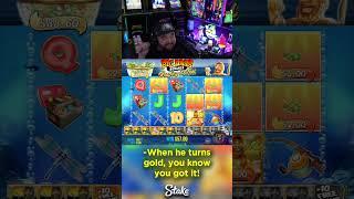 I GOT GOLDEN OLAF on Big Bass Bonanza!