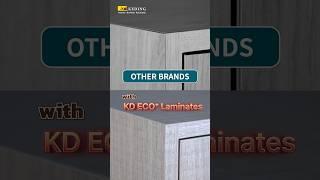 No More Ugly Black Lines! Watch ECO⁺ Laminate’s Seamless Look | KEDING