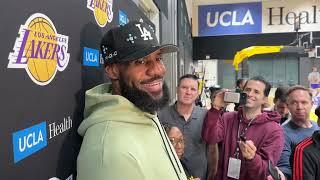 LeBron James talks 40th birthday, retiring as a Laker, Dorian Finney-Smith trade with Nets, Bronny