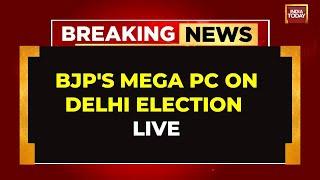 BJP Press Conference LIVE | BJP Slams Arvind Kejriwal | Delhi Assembly Elections 2025 LIVE Updates