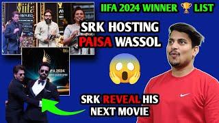 Iifa Award 2024 Full Winner List | SRK Host Iifa 2024 | SRK Reveal His Next Movie King On IIFA