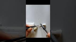 how to make mini emergency led light at home  #shorts