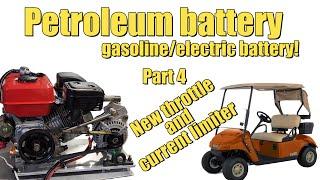 S4 E39 Gasoline / electric golf cart project.  We try to make it even more simple  petroleum battery