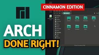 Arch Linux done Right ! Manjaro Linux Cinnamon Edition - Quick Look