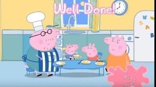 Peppa Pig English -Best Game Play Episodes ( Daddy Pig's Pancake ) Fun Kids Games