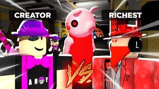 PIGGY's CREATOR vs RICHEST ROBLOX PLAYER!! (EPIC 1v1 Piggy with MiniToon) - Linkmon99 Roblox