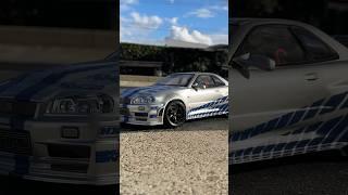 Fast & Furious R34 GTR RC car model! #rccar #r34 #gtr #skyline #r34gtr #rc