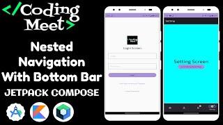 Full Guide to Nested Navigation with Bottom Bar in Jetpack Compose | Android Studio Tutorial