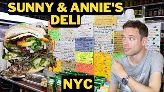 Eating at Sunny and Annie’s Deli. NYC. Unique and Delicious Sandwiches! A True Hidden Gem!