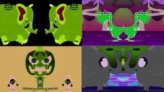 HICKORY DICKORY DOCK VIDEO EFFECTS COMPILATION || HDD REVISED || THE ELEPHANT, DINOSAUR, PUMPKIN