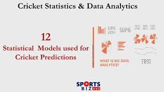 SportsBizNet - Cricket Analytics - 12 Statistical Model used in cricket predictions.