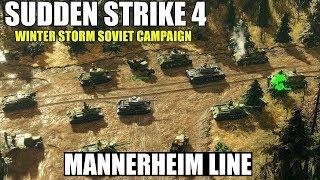 Sudden Strike 4 Finland Winter Storm DLC | Soviet Campaign | Mannerheim Line