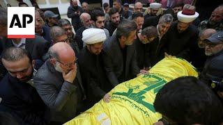 Funeral held for Hezbollah spokesman killed in Israeli strike on Beirut