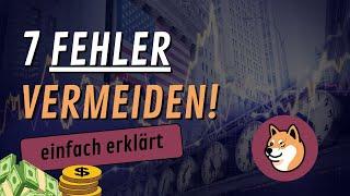 Die 7 größten finanziellen Fehler in den 20ern – und wie du sie vermeidest! | Ep.11