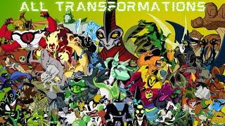 BEN 10 ALL TRANSFORMATIONS