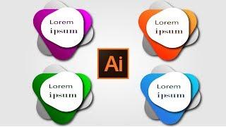 Adobe Illustrator CC Tutorial    How to Create Web Banner Elements Set