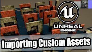 Importing 3D Assets into Unreal Engine - Beginner's Guide Tutorial on Content Browser