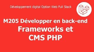 Laravel Darija V4 - Introduction Frameworks et CMS PHP