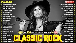 Aerosmith, Nirvana, Guns N Roses, ACDC, Queen, Bon Jovi, Scorpions - Classic Rock Songs 70s 80s 90