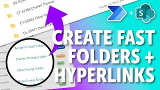 Create Folders and Hyperlinks in Bulk with this Microsoft Power Automate Flow