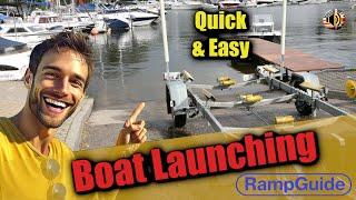 RampGuide - Boat trailer guide posts. Boat launching and retrieving by yourself.