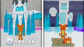 New Roblox Yeti Boss vs Super Bear Adventure - Gameplay Walkthrough Funny Moments