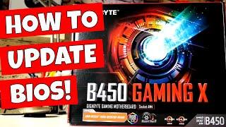 How To Update BIOS On Gigabyte B450 Gaming X Motherboard