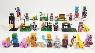 Lego Minecraft Set De 25 Piezas Mas Jardines Y Animales