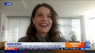 Paige Spara Talks 'The Good Doctor' | KTLA5 (2022)