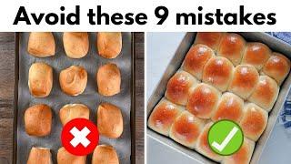 9 Mistakes that you are doing while making Ladi Pav (Eggless Dinner Rolls)