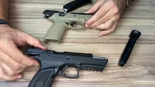 COMPARATIVO PISTOLAS IWI JERICHO 941 X JERICHO 2