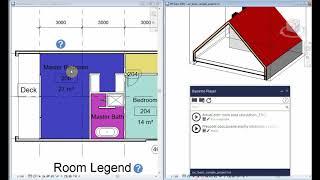 DYNAMO SCRIPT PREVIEW - ATTIC ACTUAL ROOM AREA CALCULATION