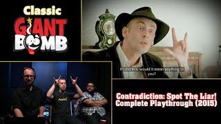 Classic Giant Bomb - Contradiction: Spot The Liar! FULL PLAYTHROUGH [2015] - FMVinny