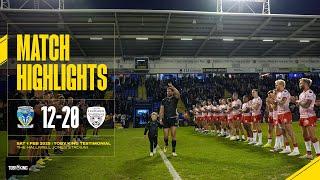 Toby King Testimonial Highlights | Warrington Wolves v Leigh Leopards