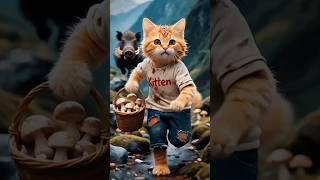 Orange Cat works hard to buy Powder Milk for Baby - Emotional Story #SadStory #PoorCat #Shorts