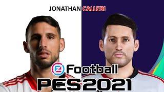 JONATHAN CALLERI | PES 2019/2020/2021 | FACE BUILD & STATS