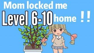 Mom Locked Me Home Day 6 7 8 9 10 Level Android iOS Walkthrough Solution Room Escape Game