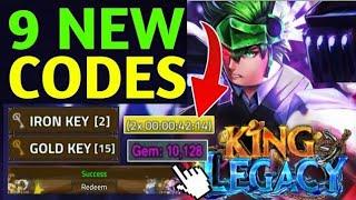 UPDATEKING LEGACY CODES FOR KEYS 2024 | ROBLOX KING LEGACY CODES