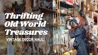 THRIFT WITH ME + HAUL | I Found Vintage Heaven! | Old World Treasures