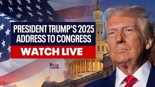 President Trump's 2025 Address to Congress | WATCH LIVE 