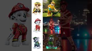 PAW Patrol Rescue World: Marshall, Rubble, Chase, Zuma, Rocky and Skye & Ryder #pawpatrol #shorts
