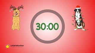 Christmas 30 Minutes Countdown Timer For Kids With Music | Happy Christmas Classroom Countdown Timer