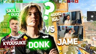 donk/kyousuke vs Jame | both POVs +chat (CS2)