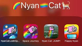 Nyan Cat Lost in Space - The Space Journey / Flappy Nyan & Nyan Cat Jump! ( iOS Nyan Cat Games)