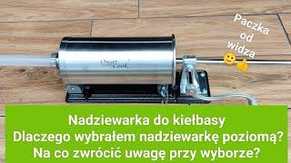 Nadziewarka do kiełbasy. Dlaczego wybrałem nadziewarkę poziomą? Na co zwrócić uwagę przy wyborze?