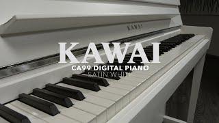 Kawai CA99 Digital Piano, Satin White | Gear4music demo