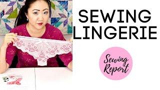 Sewing LINGERIE | Evie La Luve Bella Lace Panties SEW ALONG | SEWING REPORT